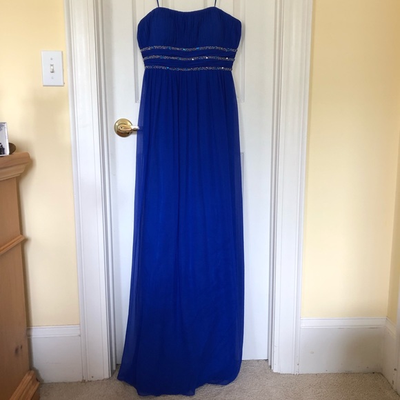JS Boutique Strapless Formal Dress - Picture 1 of 8